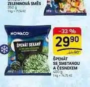 Flop ŠPENÁT SE SMETANOU A ČESNEKEM nabídka