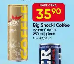Hruška Big Shock! Coffee vybrané druhy nabídka