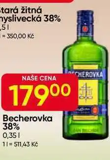 Hruška Becherovka 38% nabídka