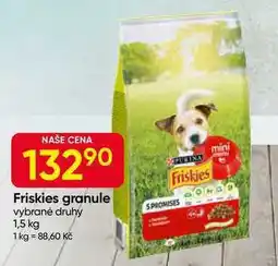 Hruška Friskies granule vybrané druhy nabídka