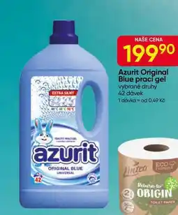Hruška Azurit Original Blue prací gel vybrané druhy 42 dávek nabídka