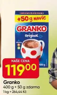 Hruška Granko 400 g +50 g nabídka