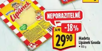 Albert Madeta Lipánek Gouda nabídka