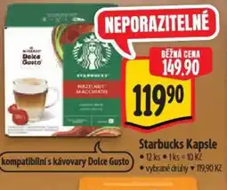 Albert Starbucks Kapsle nabídka