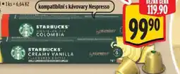 Albert Starbucks Kapsle nabídka