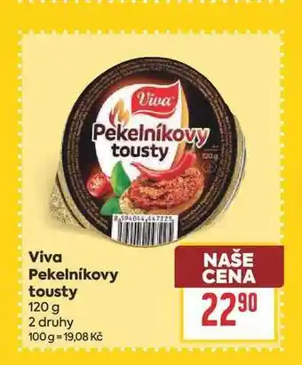 Billa Viva Pekelníkovy tousty nabídka