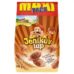 Billa Bona Vita Jeníkův Lup Cereální polštářky s náplní 600g, vybrané druhy nabídka