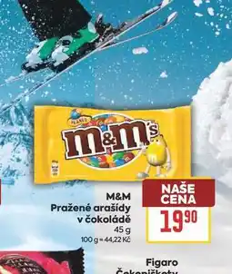 Billa M&M Pražené arašídy v čokoládě nabídka