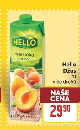 Billa Hello Džus nabídka