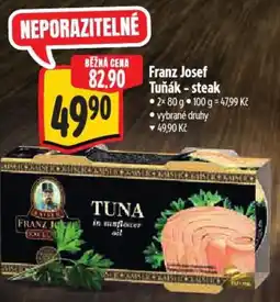 Albert Franz Josef Tuňák - steak nabídka
