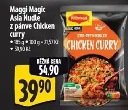 Albert Maggi Magic Asia Nudle z pánve Chicken curry nabídka