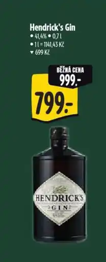Albert Hendrick's Gin nabídka