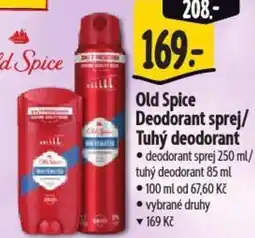 Albert Old Spice Deodorant sprej/ Tuhý deodorant nabídka
