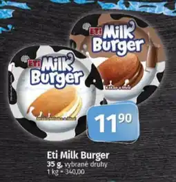 Coop Eti Milk Burger nabídka
