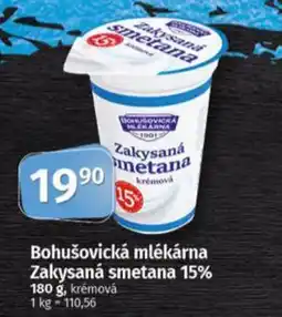 Coop Bohušovická mlékárna Zakysaná smetana 15% nabídka