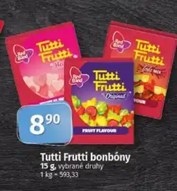 Coop Tutti Frutti bonbóny nabídka