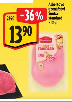 Albert Albertovo uzenářství Šunka standard nabídka