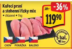 Albert Kuřecí prsní a stehenní řízky mix nabídka