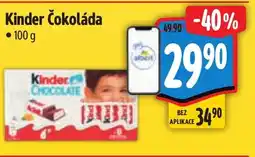 Albert Kinder Čokoláda nabídka