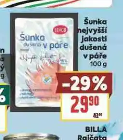 Billa Šunka nejvyšší jakosti dušená v páře nabídka