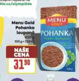 Billa Menu gold pohanka loupaná nabídka