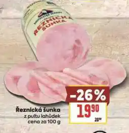 Billa Řeznická šunka nabídka