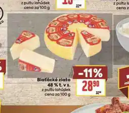 Billa Blaťácké zlato nabídka