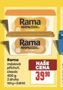 Billa Rama máslová příchuť, classic nabídka