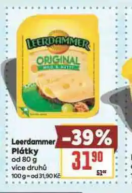Billa Leerdammer plátky nabídka