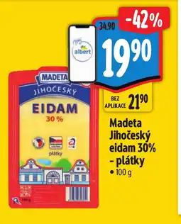 Albert MADETA Jihočeský eidam 30% - plátky nabídka