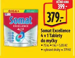 Albert Somat Excellence 4 v 1 Tablety do myčky nabídka