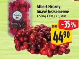Albert Albert Hrozny tmavé bezsemenné nabídka