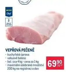 Makro VEPŘOVÁ PEČENĚ nabídka