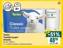 Billa Tento Toaletní papír Classic nabídka