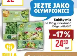 Billa Saláty mix nabídka