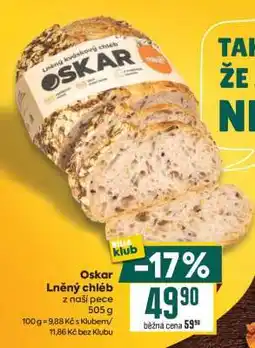 Billa Oskar Lněný chléb nabídka