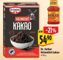 Albert Dr. Oetker Holandské kakao nabídka