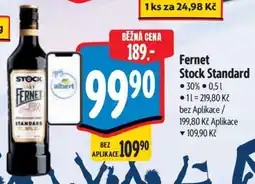 Albert FERNET STOCK STANDARD nabídka