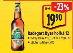 Albert Radegast Ryze Hořká 12 nabídka