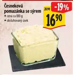 Albert Česneková pomazánka se sýrem nabídka