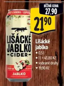 Albert Lišácké jablko nabídka