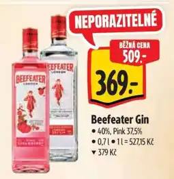 Albert Beefeater Gin nabídka