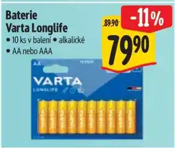Albert Baterie VARTA Longlife nabídka
