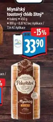Albert Mlynářský toastový chléb žitný nabídka