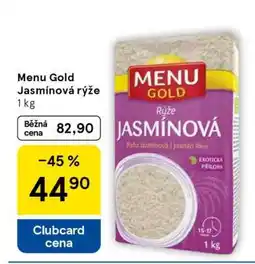 Tesco MENU GOLD Jasmínová rýže 1 kg nabídka