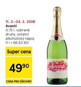 Tesco Avanti nabídka