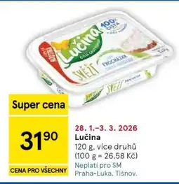Tesco Lučina nabídka