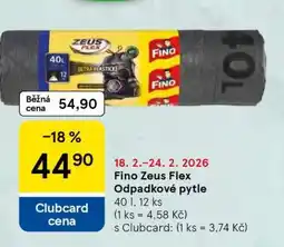 Tesco Fino Zeus Flex Odpadkové pytle nabídka