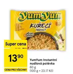 Tesco YumYum Instantní nudlová polévka nabídka