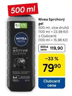 Tesco Nivea sprchový gel nabídka